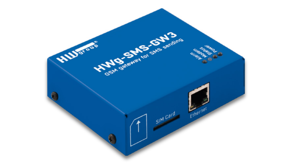 HWg-SMS-GW3

Gateway GSM (2G) per inviare messaggi di testo (SMS) tramite Ethernet.